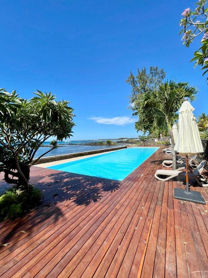 Luxury Beach House With Spectacular Sea View And Pool Apartman Trou aux Biches Kültér fotó